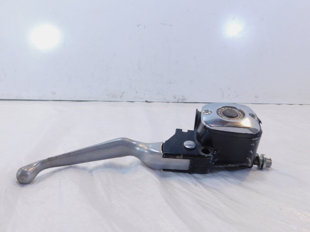 Harley Davidson Sportster Softail Dyna Black Front Master Cylinder w/ Lever - C3 Cycle