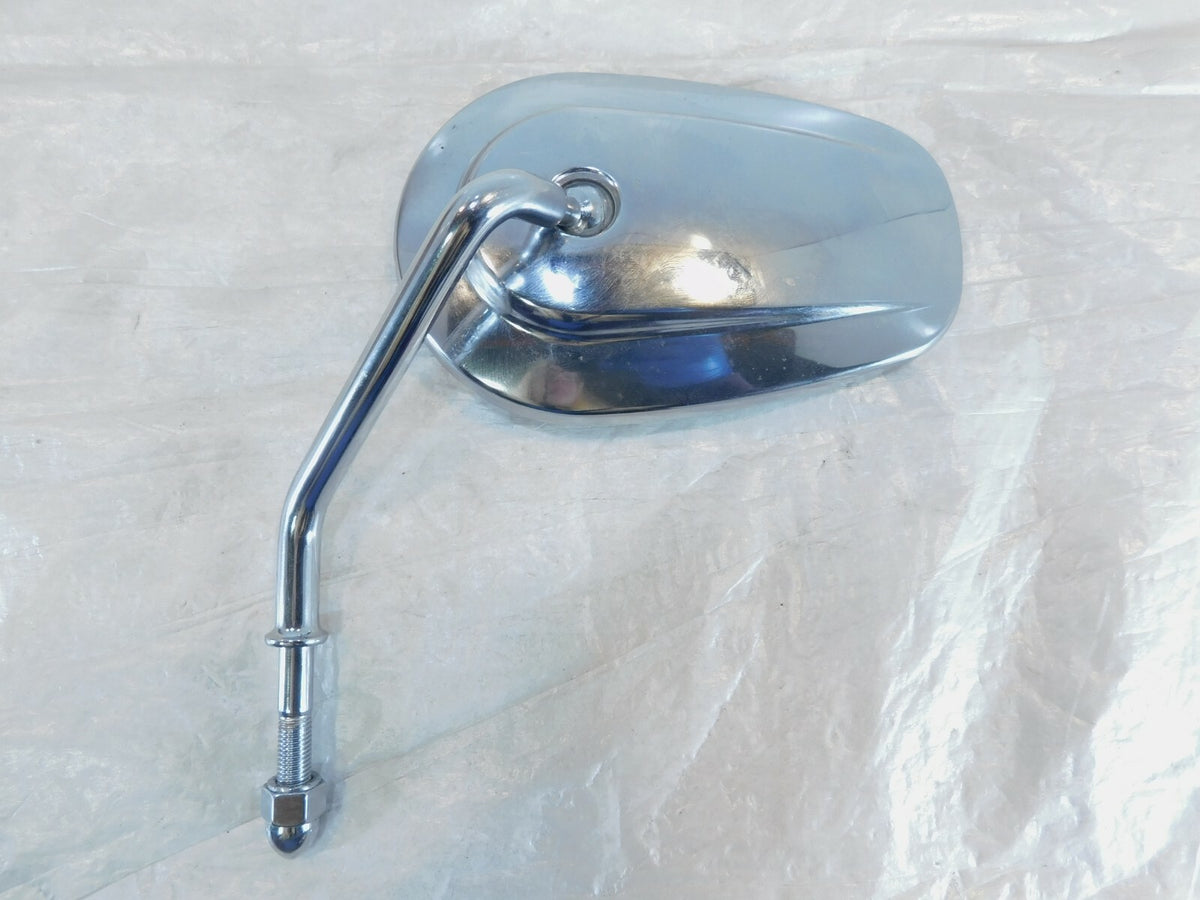 Harley Davidson FXR & Softail & Dyna & Sportster Left Chrome Rear View Mirror - C3 Cycle