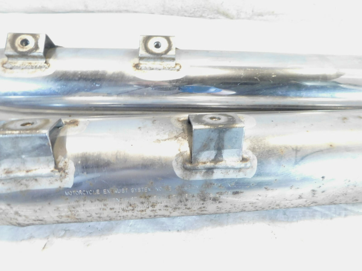 2011 11 Kawasaki Vulcan 1700 VN1700 Left & Right Side Exhaust Mufflers - Pair - C3 Cycle