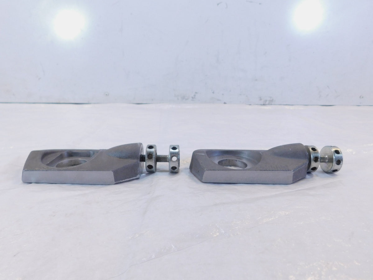 Ducati Superbike 749 749S & 999 999S Rear Wheel Slider Shoe Axle Chain Adjusters - C3 Cycle