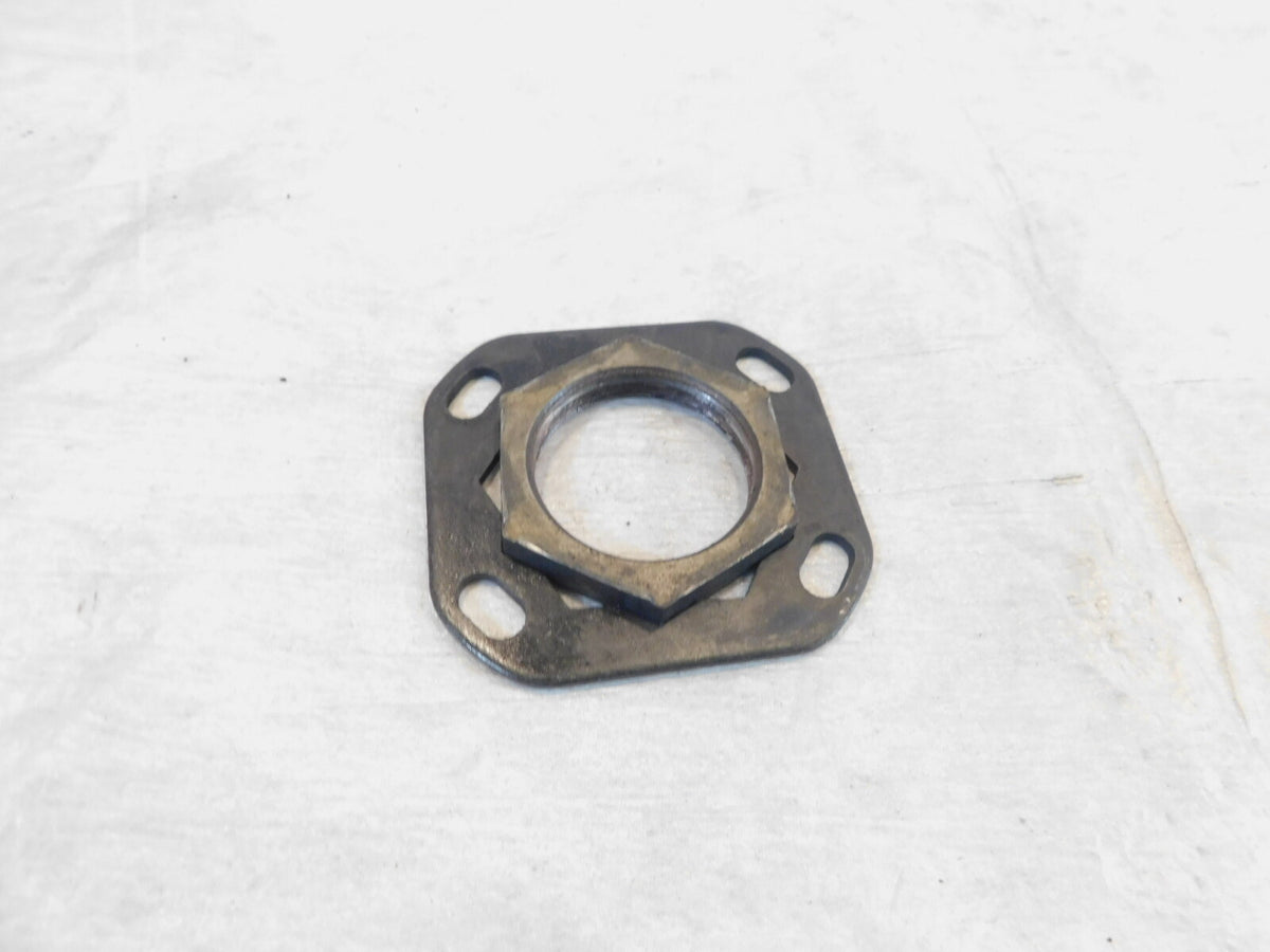 Harley Davidson Touring Dyna & Softail Front Belt Pulley Retainer Nut w/ Plate - C3 Cycle