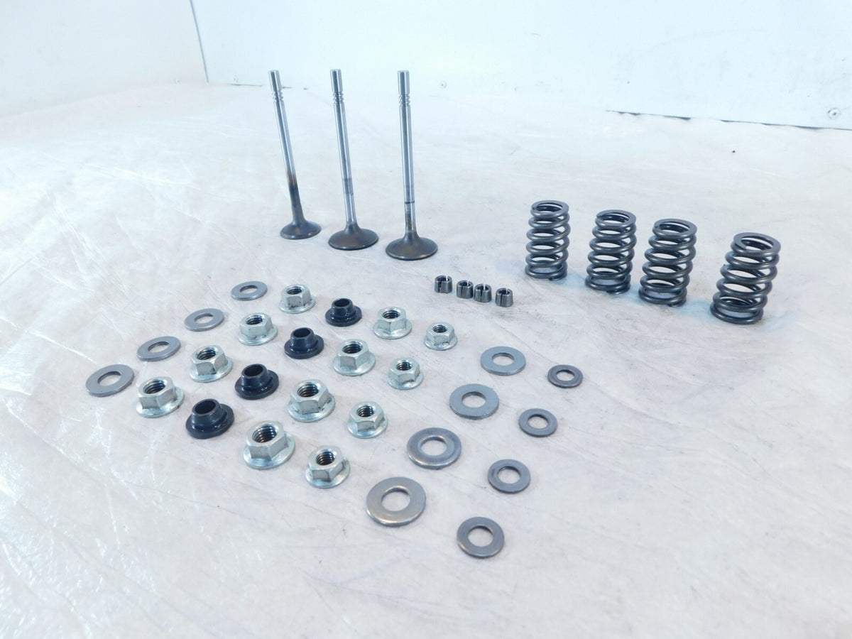 Victory Vision Kingpin & Vegas Exhaust & Intake Valves w/ Retainers & Springs - C3 Cycle