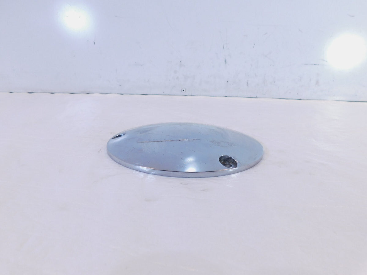 Harley Evo Softail Dyna & FXR Left Engine Motor Chrome Derby Clutch Cap Cover - C3 Cycle