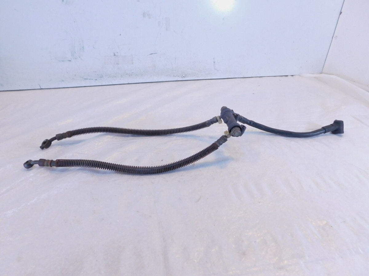 1990-1993 Kawasaki Ninja ZX6 ZX600D Front Wheel Brake Hose Pipe Lines & Joint - C3 Cycle