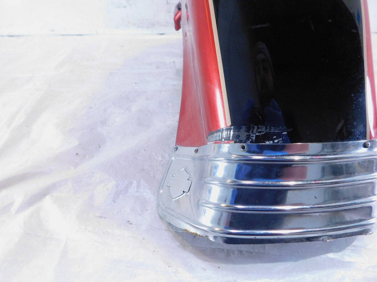 Harley Davidson EVO Touring Electra Glide Red & Black Front Wheel Cover Fender - C3 Cycle
