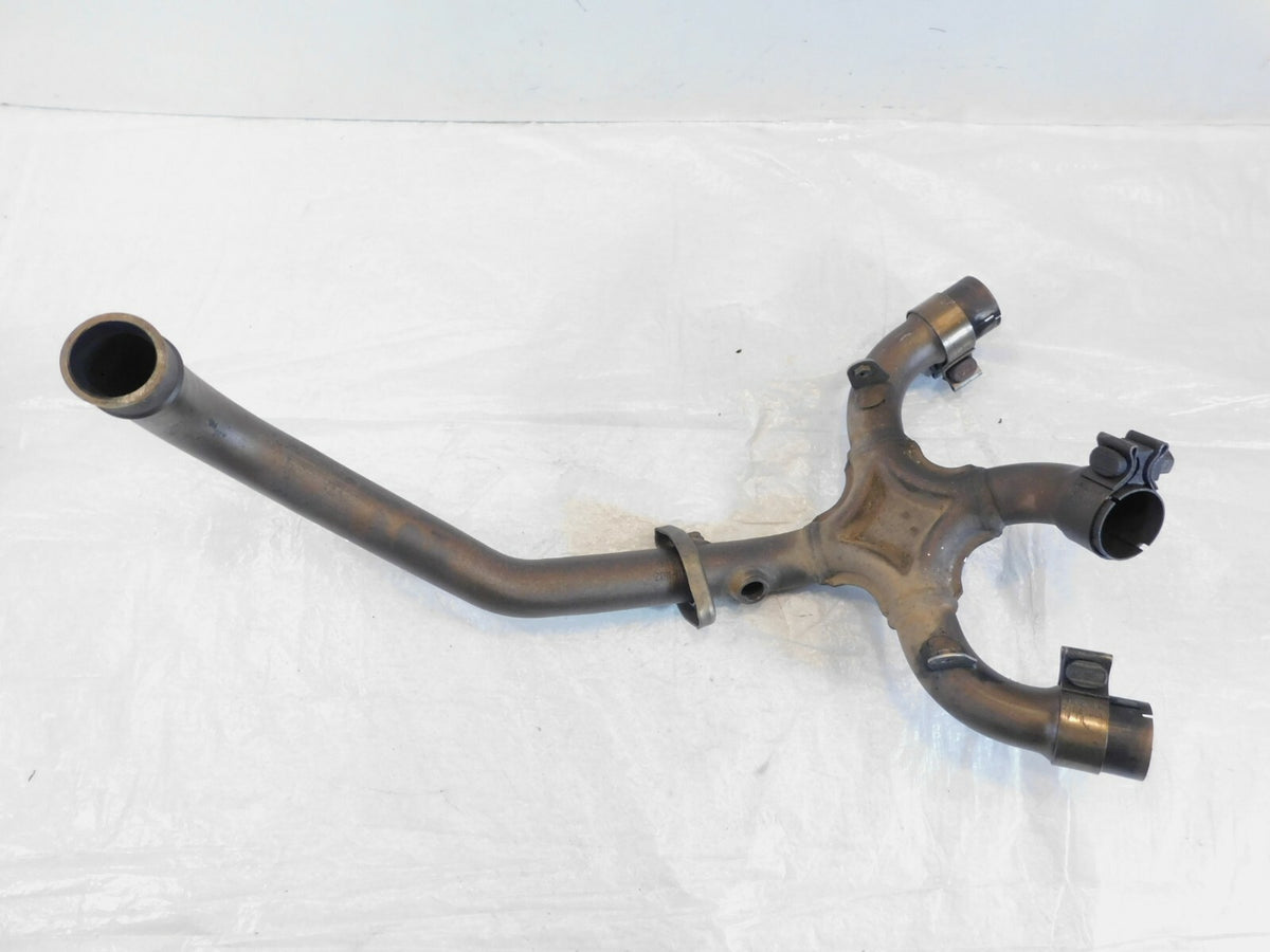 Ducati Monster 695 M695 Horizontal Exhaust Manifold Header Pipes - No Dents - C3 Cycle