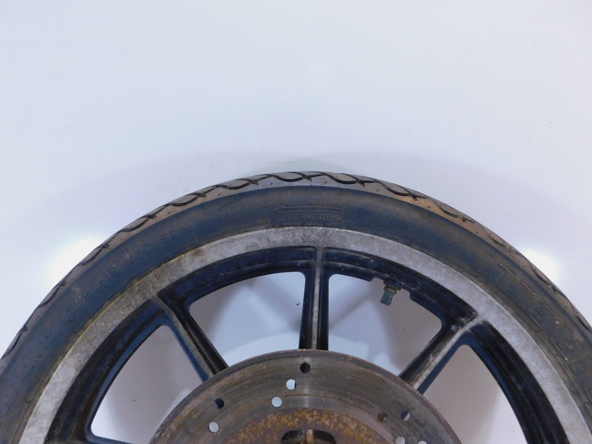 Harley Davidson Sportster 883 & 1200 19" Cast Front Wheel Rim w/ Tire & Rotor - C3 Cycle
