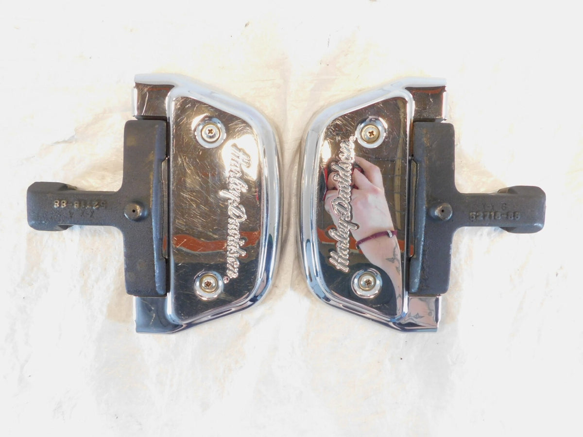 Harley Davidson Electra & Tour Glide Rear Passenger Footboards & Mount Brackets - C3 Cycle