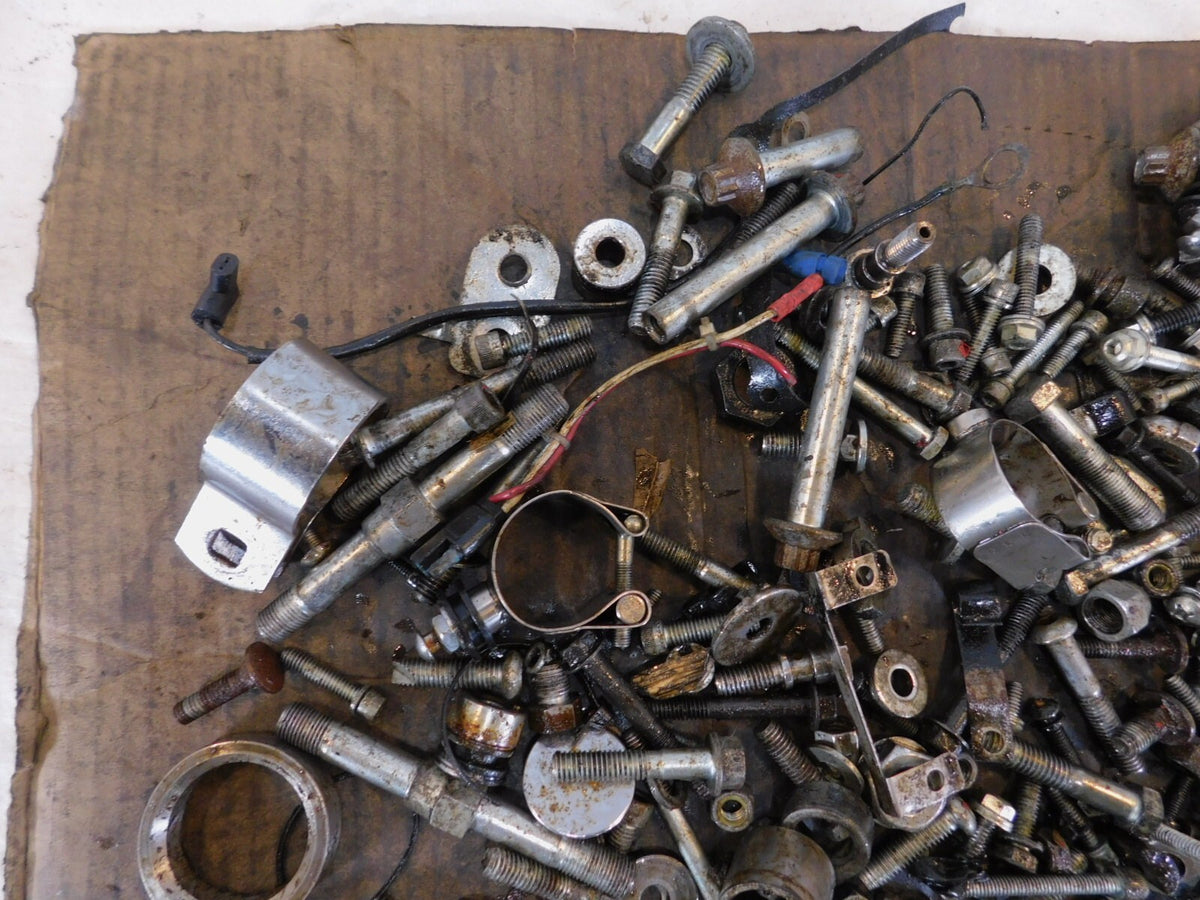 2001 Harley Davidson Dyna FXD Super Glide Engine Nut Bolt Brackets Parts Box Lot - C3 Cycle