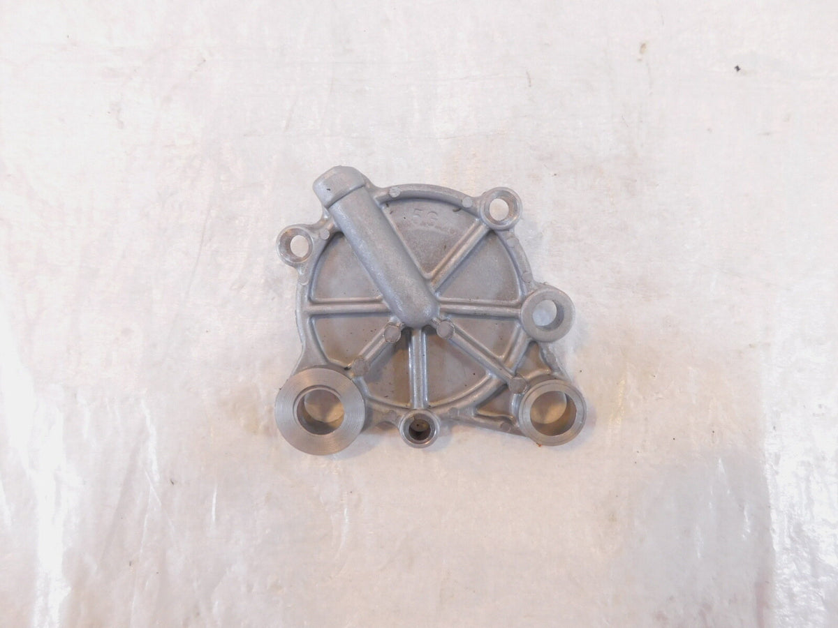 1982 82 Yamaha XJ750J Maxim 750 Silver Engine Motor Crankcase Cover Oil Pump Cap - C3 Cycle