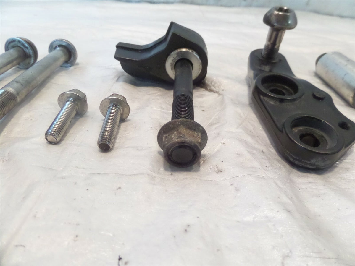 2007-2012 Triumph Tiger 1050 SE Engine Motor Frame Mount Bolts & Bracket Lot - C3 Cycle