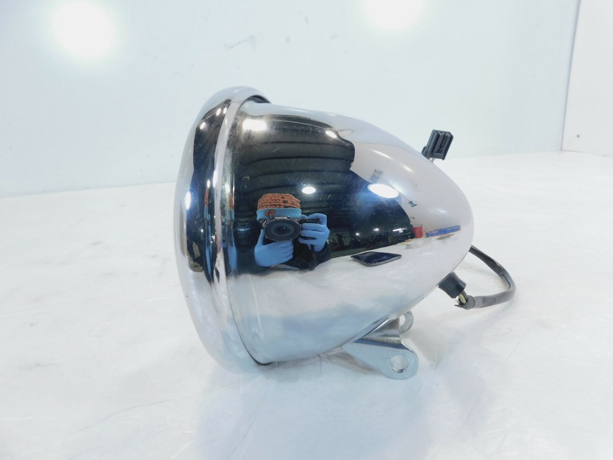 Dented Harley Dyna V-Rod VRSCD Night Rod Chrome Front Headlight Bucket Housing