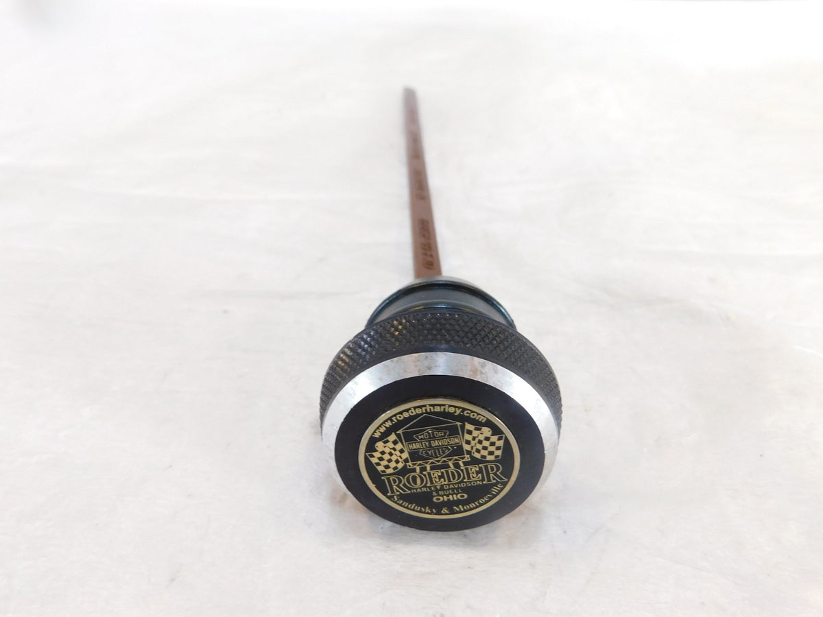 Harley Davidson Dyna Wide Super Glide Low Rider Black Engine Oil Level Dipstick - C3 Cycle