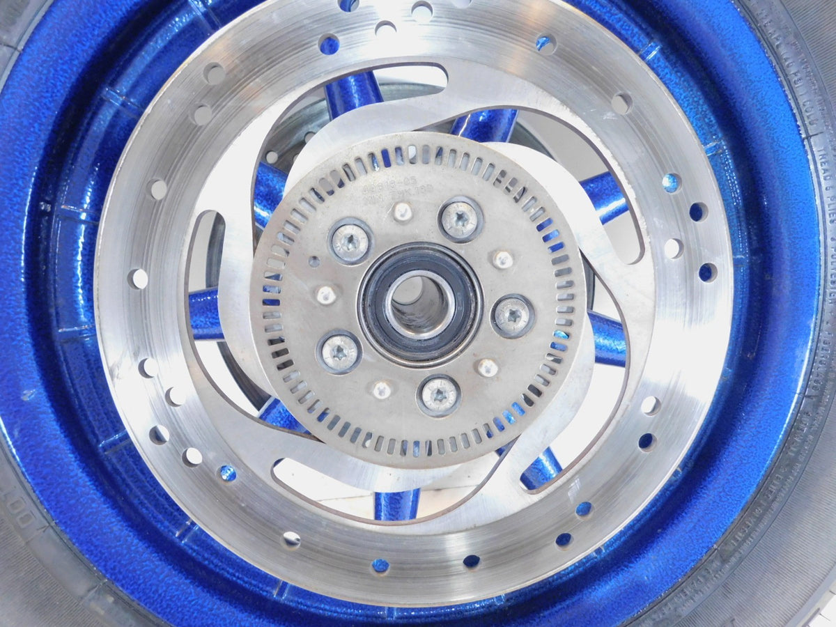 Harley Davidson Touring Road King & Electra Glide Blue Cast Front Wheel Rim - C3 Cycle