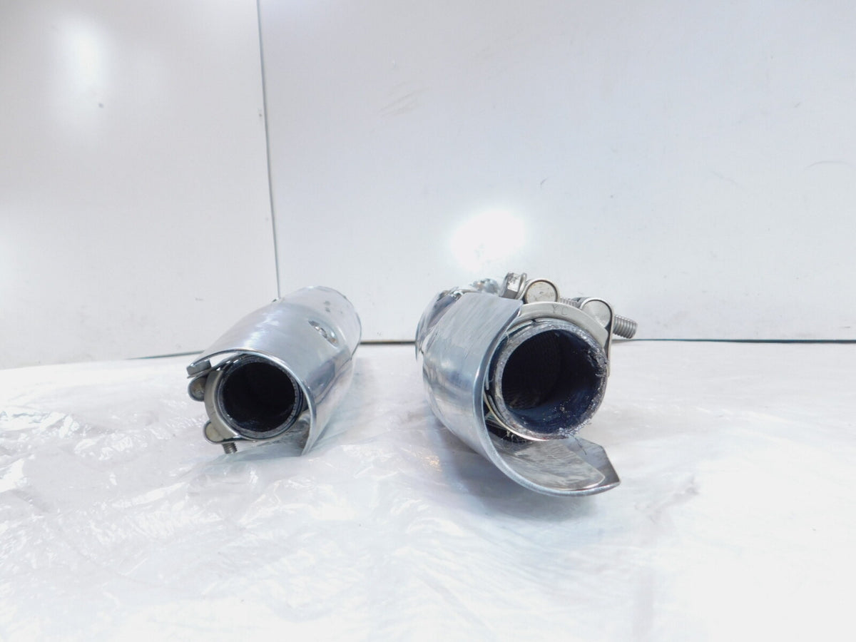 Moto Guzzi V7 III Anniversario Special 750 Rear Exhaust System Pipe Mufflers - C3 Cycle