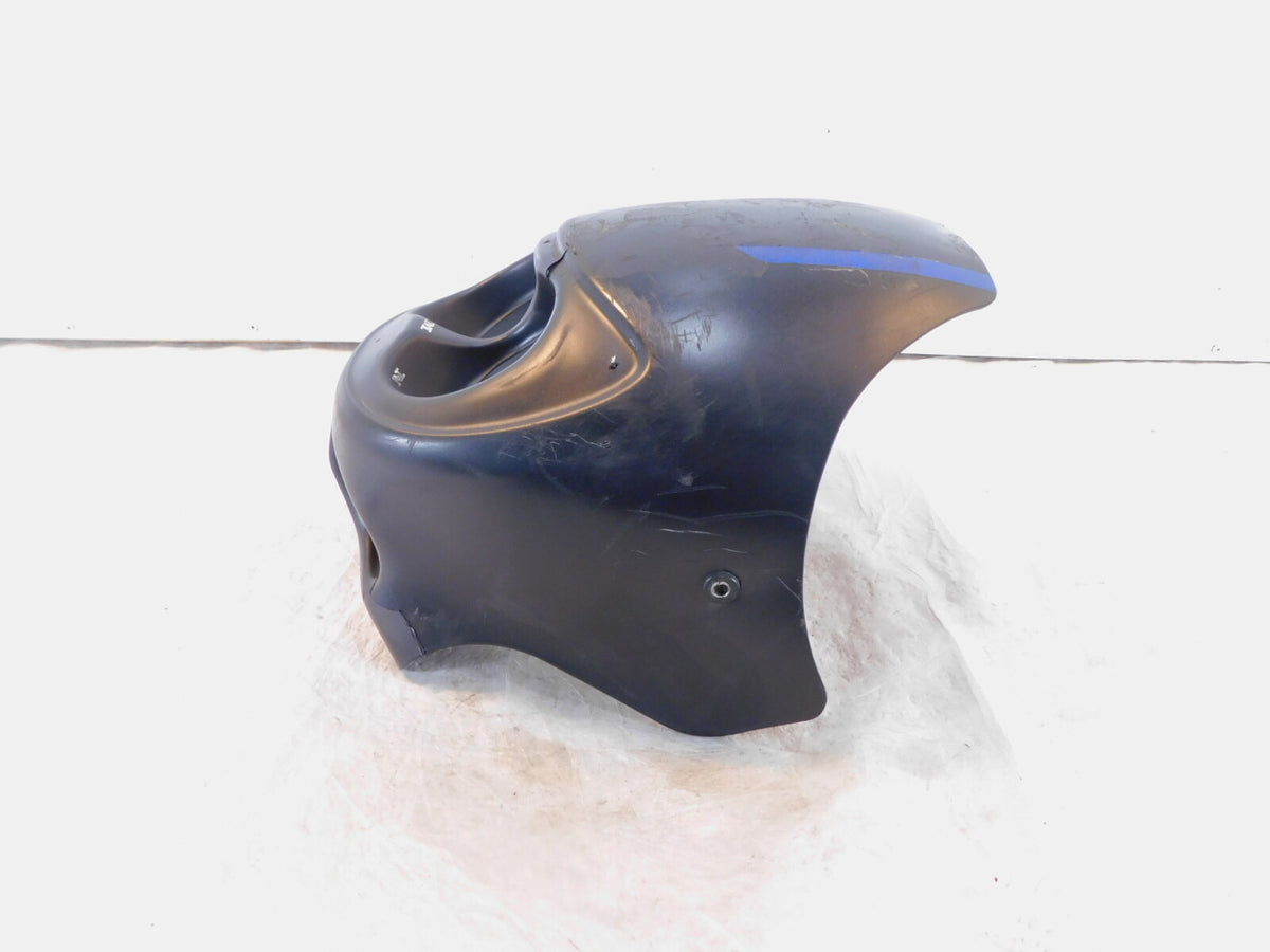 1985-2007 Yamaha V-Max VMX12 VMX1200 Black Front Cockpit Headlight Nose Fairing - C3 Cycle