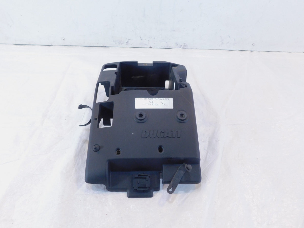 Ducati Superbike 749 749S & 999 999R Black Electrical Battery Box Holder Tray - C3 Cycle