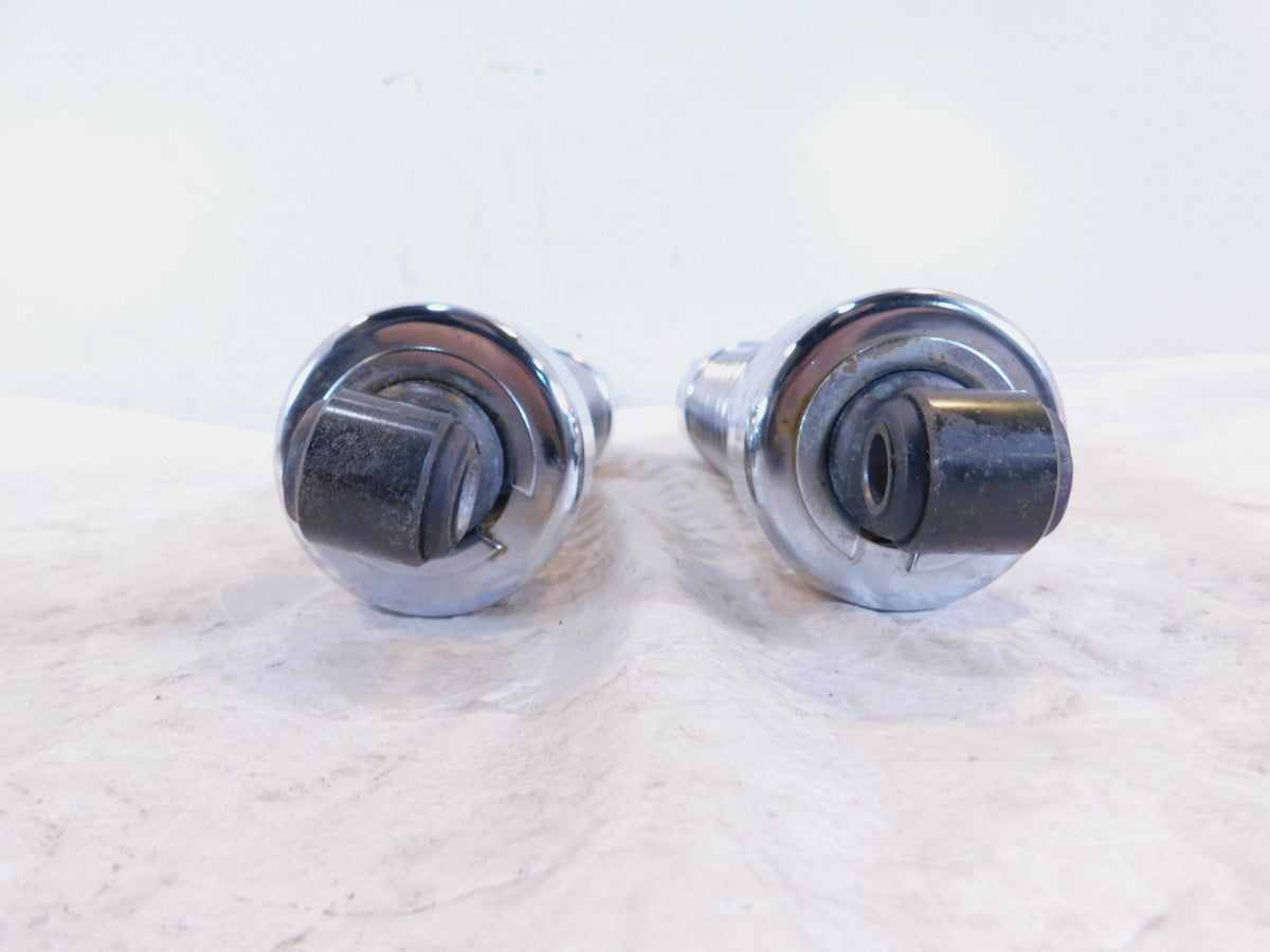 One Harley Davidson Dyna Super & Wide Glide 12 1/2" Chrome Rear Shock Absorbers - C3 Cycle