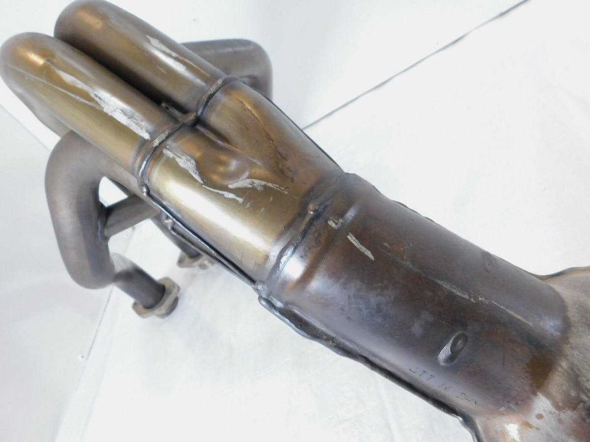 2006-2007 Kawasaki Ninja ZX14 ZX1400 Exhaust Manifold Muffler Header Pipe -Dents - C3 Cycle