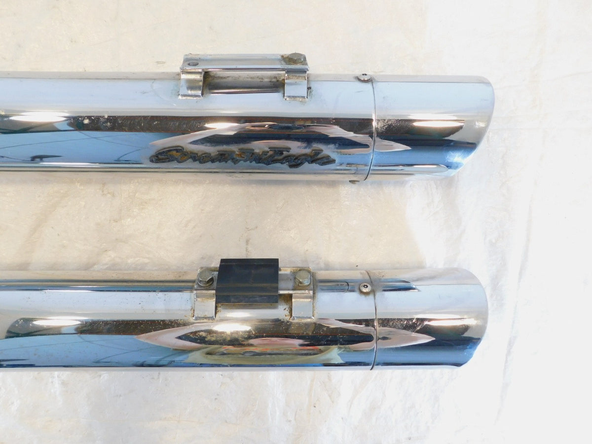 Harley Davidson Road King & Electra Glide Screamin Eagle Exhaust Pipe Mufflers - C3 Cycle