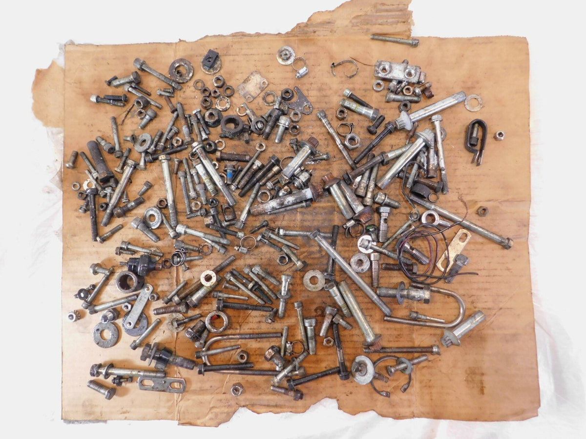 1988 Harley Davidson Sportster 883 1200 Hardware Nut Bolt Brackets Parts Box Lot - C3 Cycle