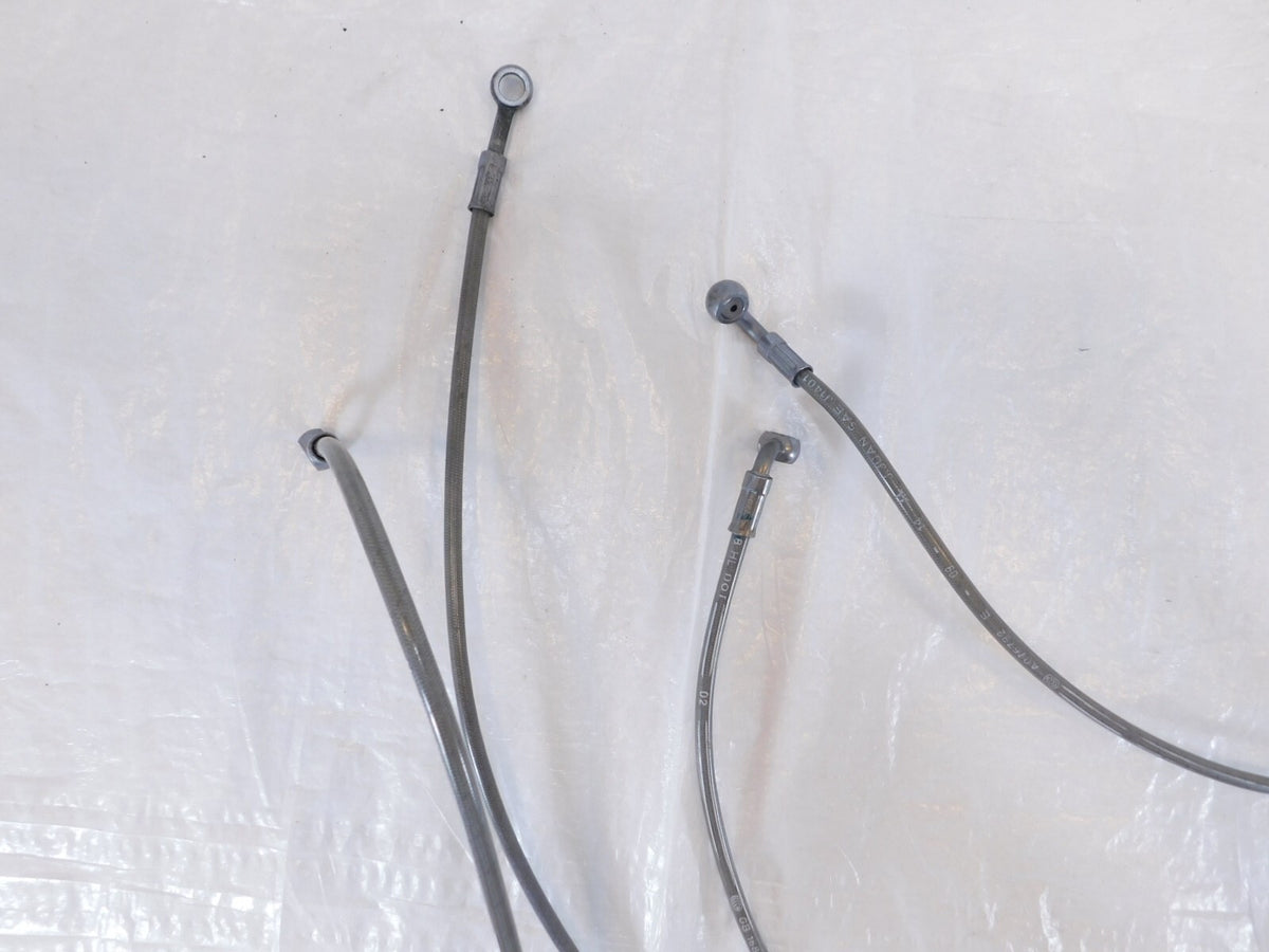 2015 & 2016 Zero Stealthfighter FX ZF Front/Rear ABS Brake Hose Pipe Lines - C3 Cycle