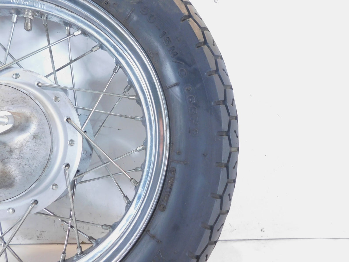 1985-2016 Honda CMX250 CMX250C Rebel 250 Rear Spoked Wheel Rim & Hub 2.75x15 - C3 Cycle