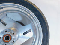 1995 & 1996 Buell M2 Thunderbolt Marchesini Silver Rear Wheel Rim & Tire - C3 Cycle