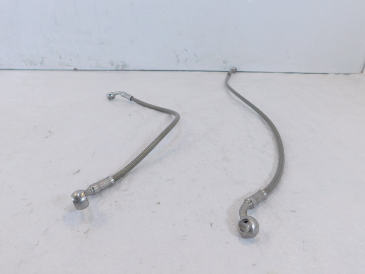 2001-2005 BMW F650CS F650 CS Braided Front Wheel ABS Brake Hose Pipe Lines - C3 Cycle
