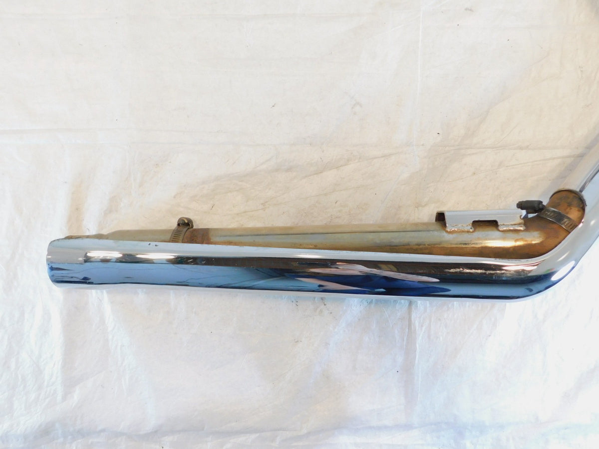 Harley Road King & Electra Glide Cobra 2 into 1 Slip On Exhaust Pipe Mufflers - C3 Cycle