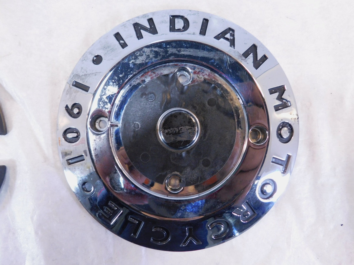 Indian Chief Chieftain Roadmaster & Springfield Left Engine Motor Clutch Cover - C3 Cycle