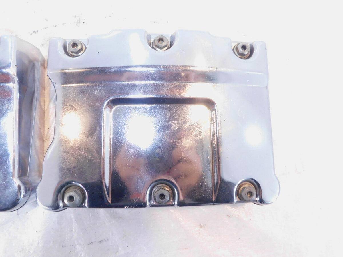 Harley Davidson Touring Dyna & Softail Chrome Cylinder Head Rocker Boxes