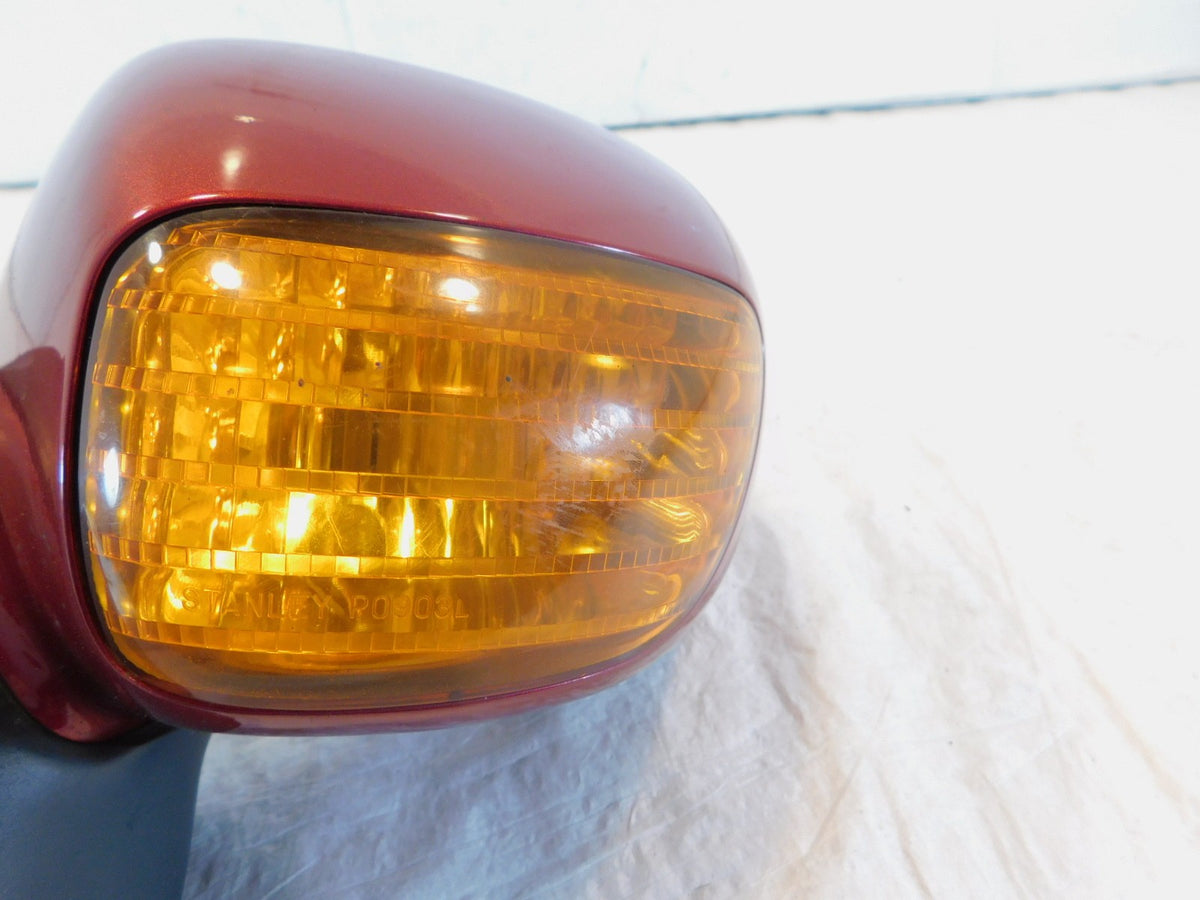 2001-2002 Honda Goldwing 1800 GL1800 Red Front Left Mirror Body & Turn Signal - C3 Cycle