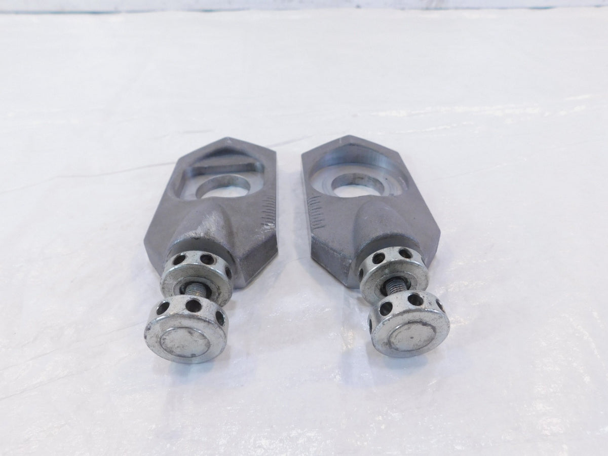 Ducati Superbike 749 749S & 999 999S Rear Wheel Slider Shoe Axle Chain Adjusters - C3 Cycle