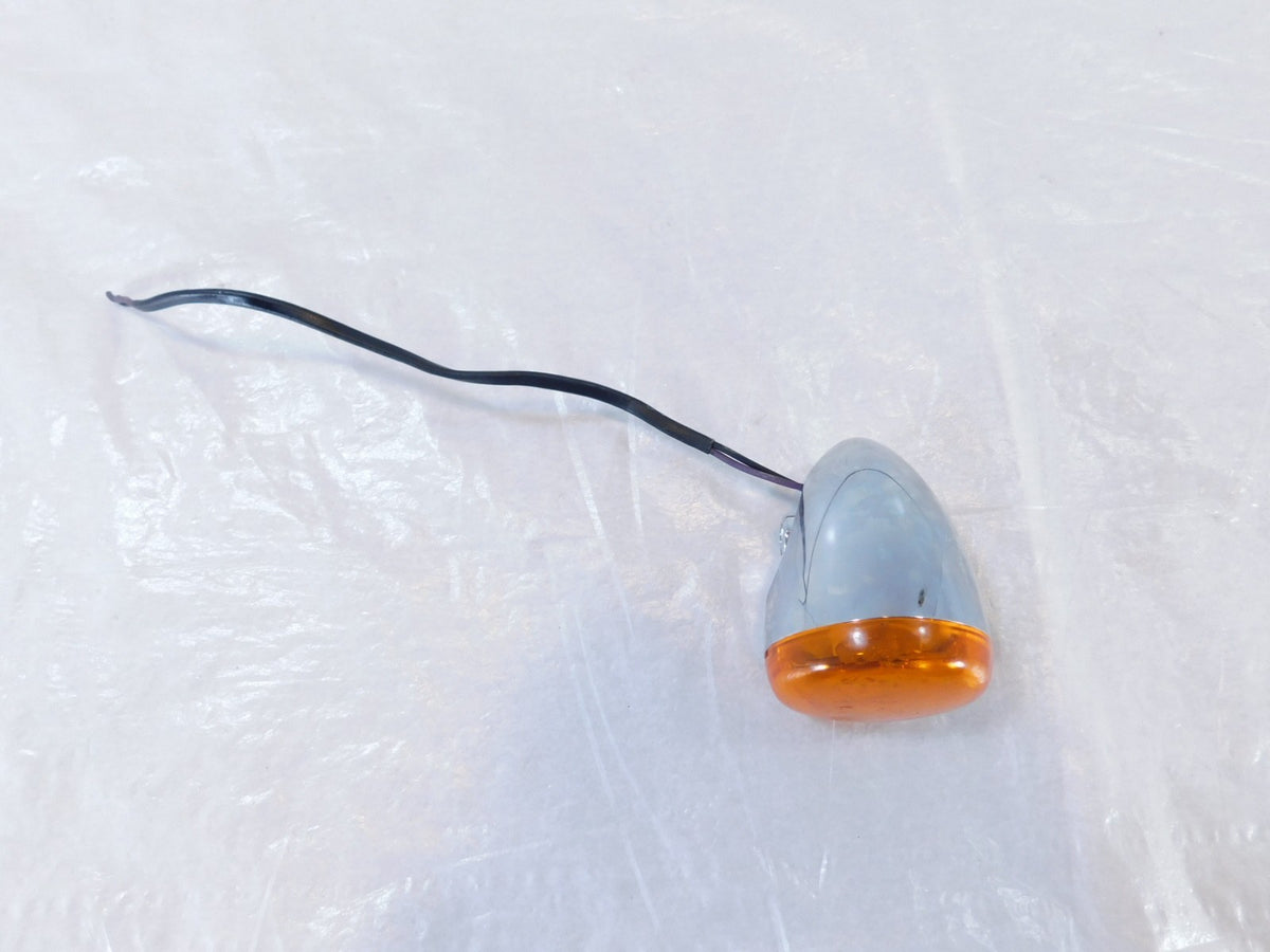 Harley Davidson Sportster Softail Dyna V-Rod Chrome Front Turn Signal Indicator