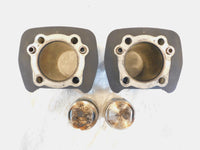 Pair Harley Davidson Sportster 1200 Black Engine Cylinder Barrel Jugs & Pistons - C3 Cycle