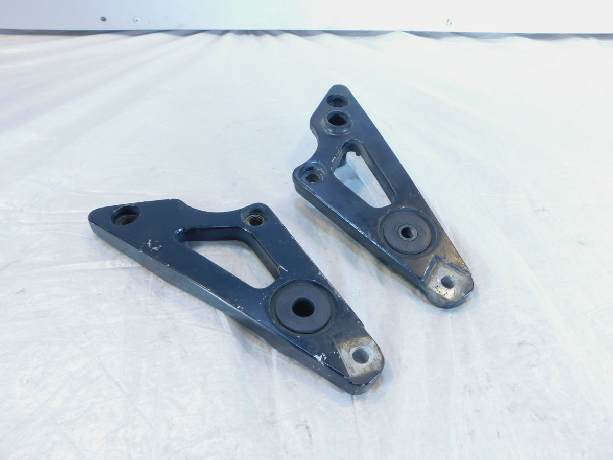79-80 Yamaha XS750 XS850 Left/Right Rear Passenger Foot Rest Peg Bracket Mounts - C3 Cycle