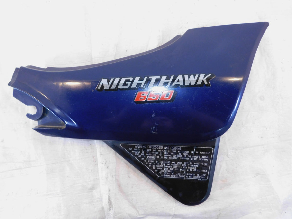1985 85 Honda CB650SC Nighthawk 650 Right Battery Side Fairing Body Panel Cover - C3 Cycle