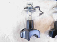 Harley Davidson Sportster 883 & 1200 & Dyna Black Handlebar Bar Riser Clamps - C3 Cycle