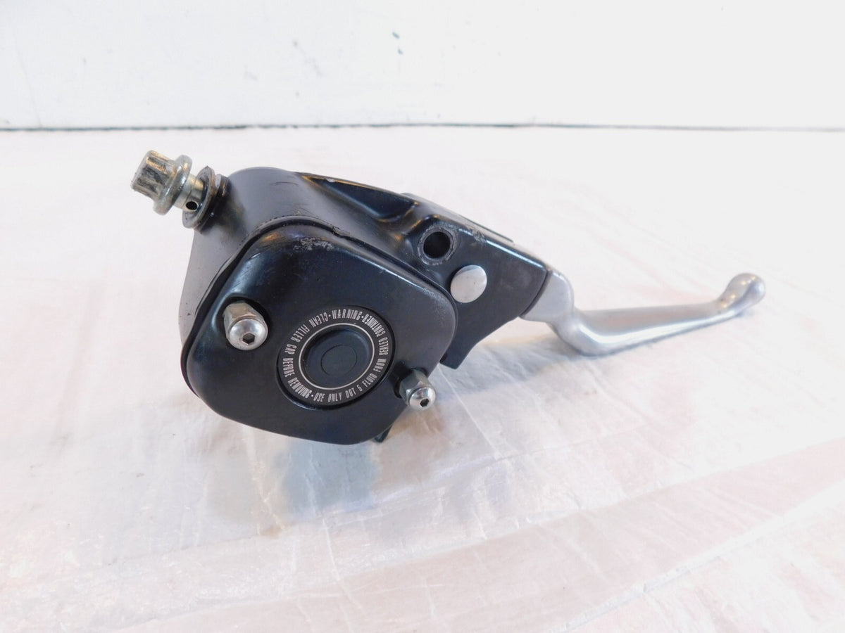 Harley Davidson Sportster Softail Dyna Black Front Master Cylinder w/ Lever - C3 Cycle