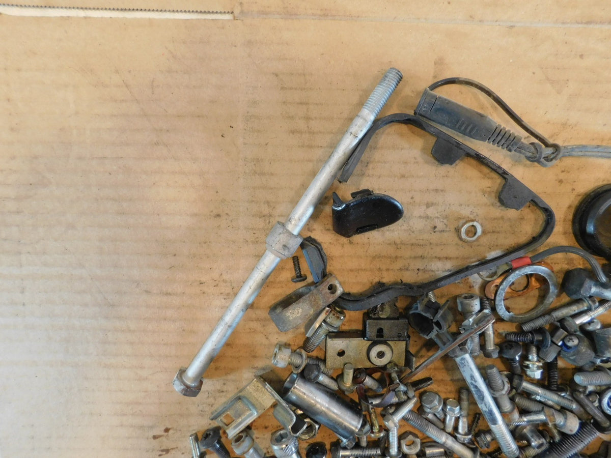 2012 12 Piaggio Vespa LX 50 Miscellaneous Engine Nuts Bolts Brackets Parts Lot - C3 Cycle