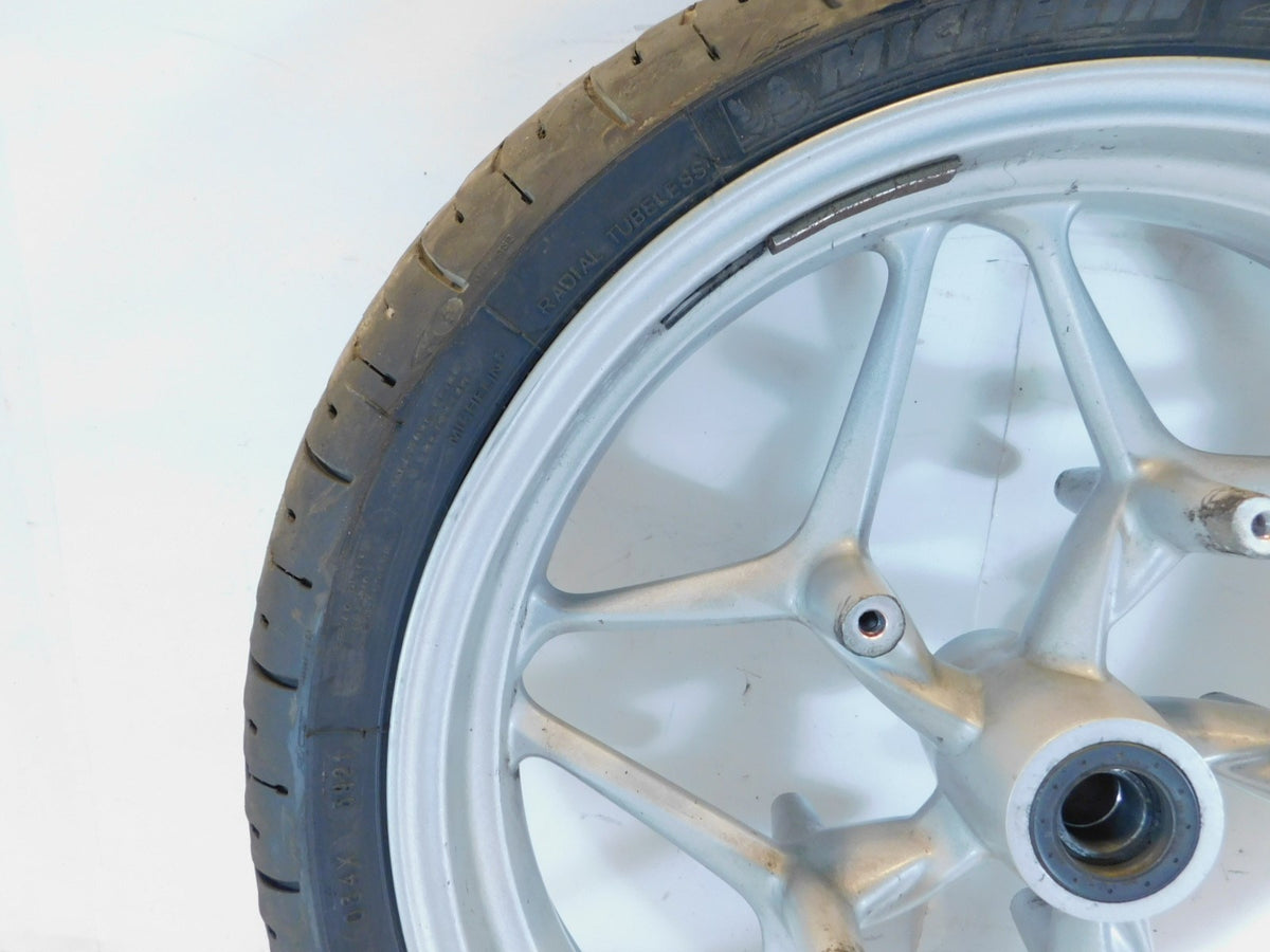 2005-13 BMW R1200RT R1200ST R1200 RT ST R900RT Silver Front Wheel -Slightly Bent - C3 Cycle