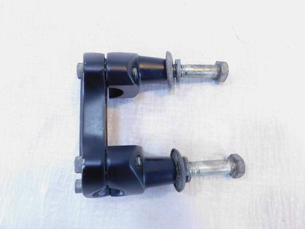 Harley Davidson Sportster 883 & 1200 & Dyna Chrome Handlebar Bar Riser Clamps - C3 Cycle
