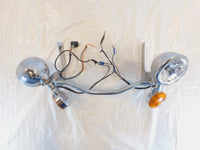 Harley Davidson Electra Glide Classic Ultra & Sport Auxiliary Fog Lights & Bar - C3 Cycle