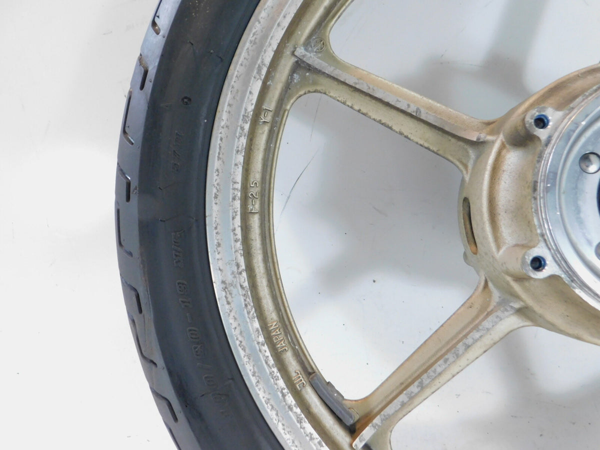 1984-1999 Yamaha Virago 1000 1100 XV1000 XV1100 Yellowish Front Wheel Rim Hub