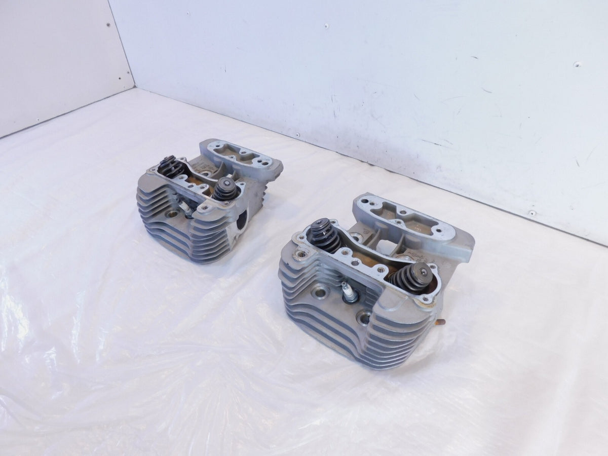 04-06 Harley Davidson Sportster XL 883 Front Rear Silver Cylinder Heads & Valves - C3 Cycle