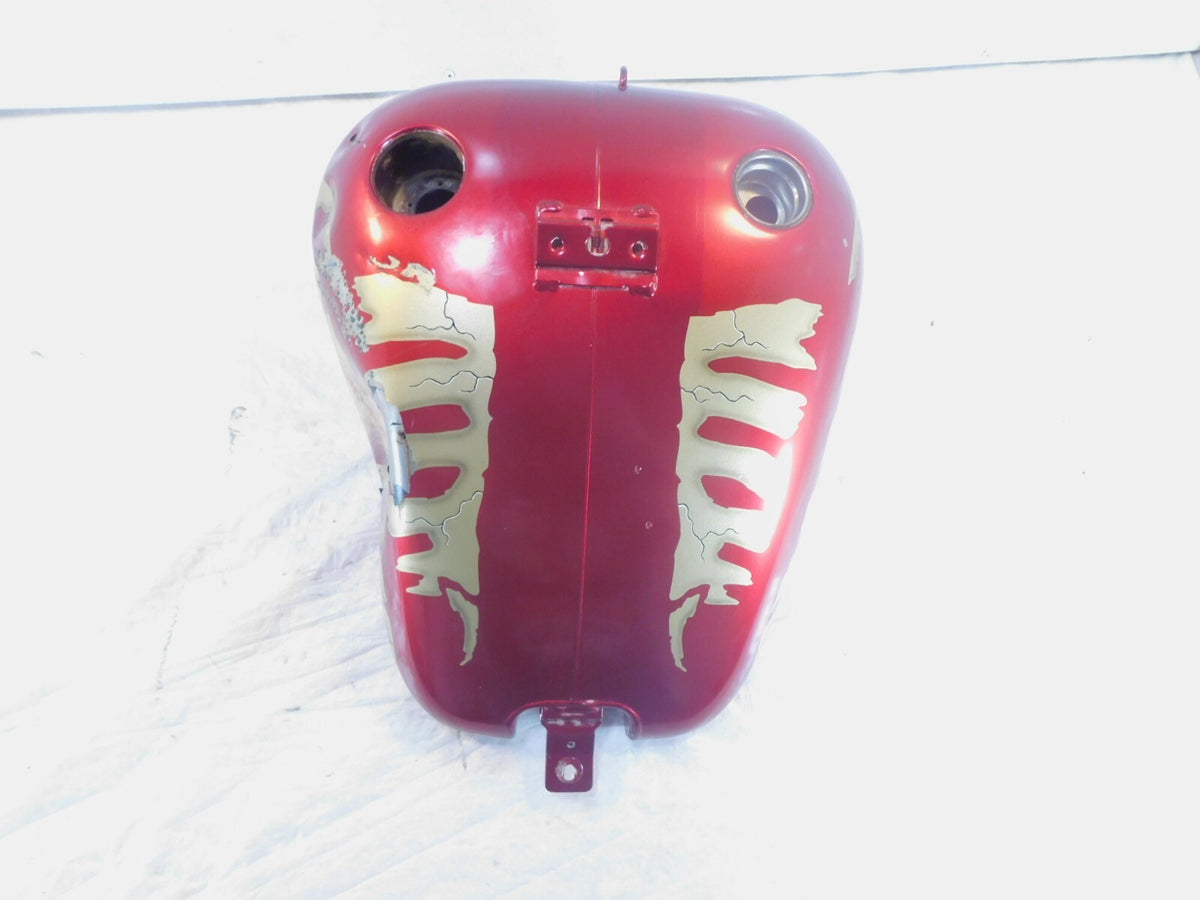 00-03 Harley Softail Heritage Classic Fatboy Red Fuel Gas Petrol Tank Reservoir - C3 Cycle