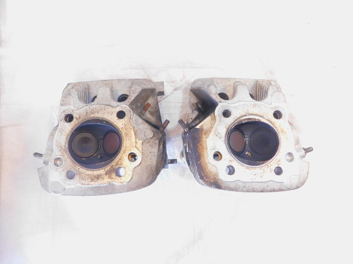 Harley Davidson Sportster 883 Hugger & Custom Silver Cylinder Heads w/ Valves - C3 Cycle