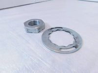 Indian Chief Chieftain Roadmaster & Springfield Pulley Sprocket Nut & Lock Plate - C3 Cycle