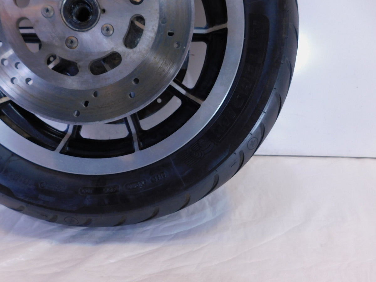 Harley Davidson EVO Touring Electra Glide Cast 10 Spoke Front Wheel Rim - BENT - C3 Cycle